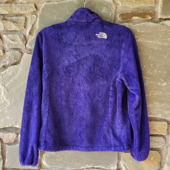 90s Purple The North Face Fleece Jacket- Size Medium - Picture 4 of 4